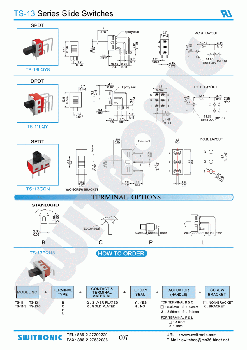 Slide Switch