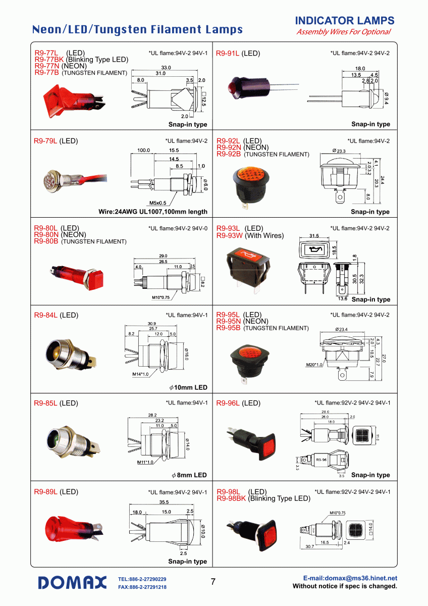 Indicator Lamp